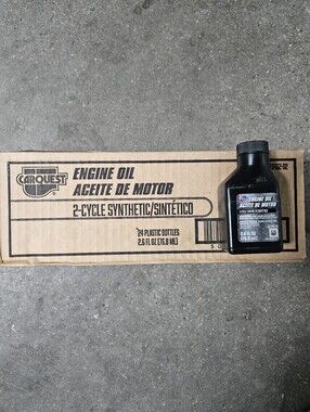 Carquest 2-Cycle Synthetic Engine Oil 2.6 oz | Case of 24 Plastic Bottles New